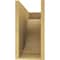 Ekena Millwork 8"W x 24"D x 16"H Classic Van Buren Rough Cedar Woodgrain TimberThane Corbel, Primed Tan CORUR08X24X16VANRCPR - alternate 5